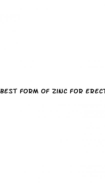 best form of zinc for erectile dysfunction