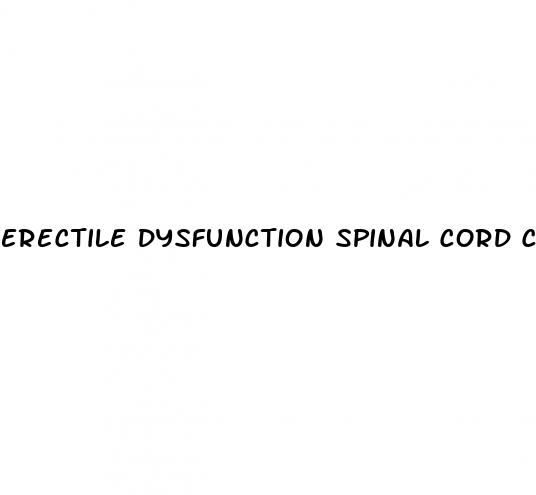 erectile dysfunction spinal cord compression