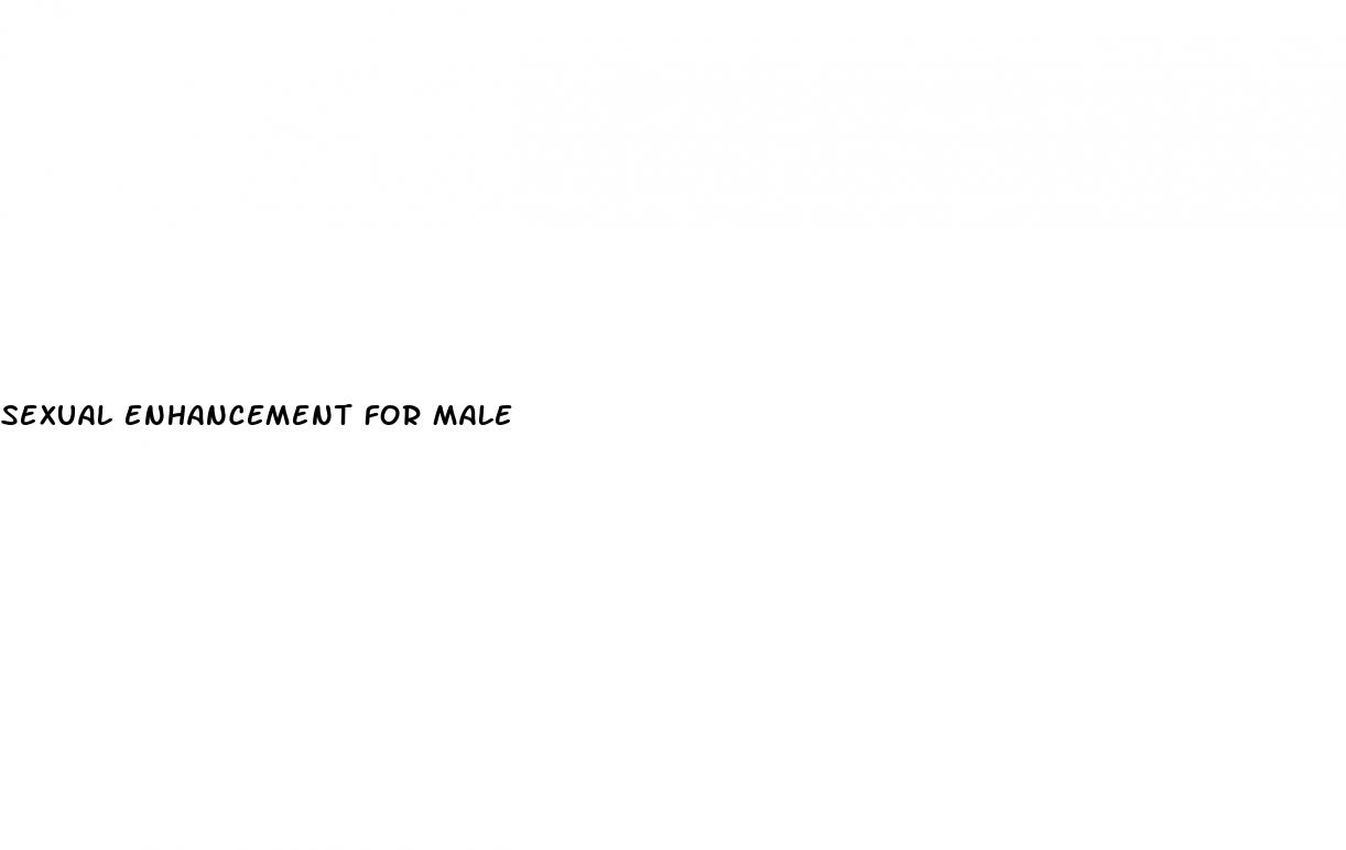 sexual enhancement for male