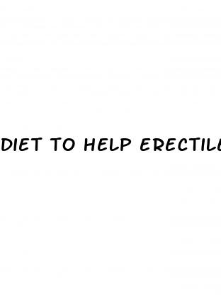 diet to help erectile dysfunction