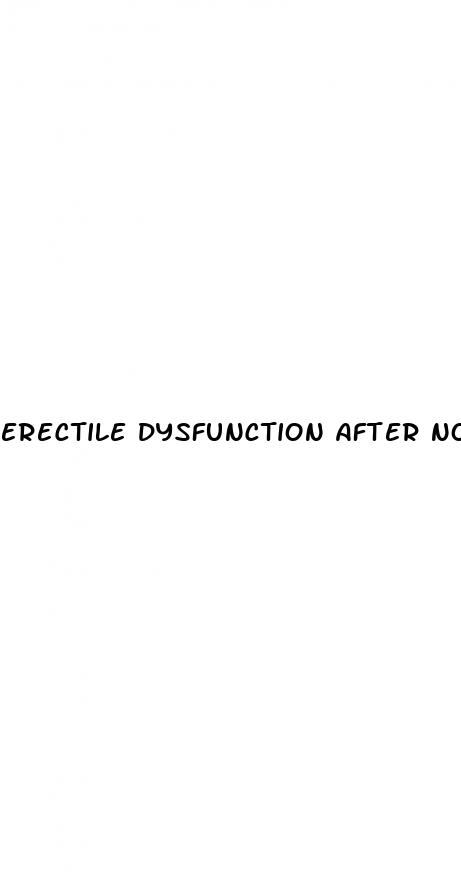 erectile dysfunction after nofap