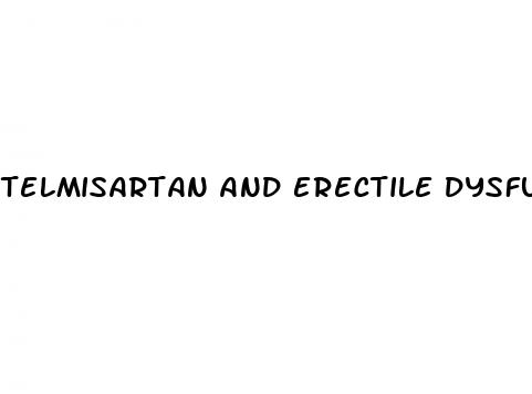 telmisartan and erectile dysfunction