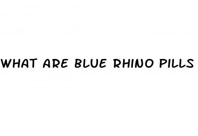 what are blue rhino pills