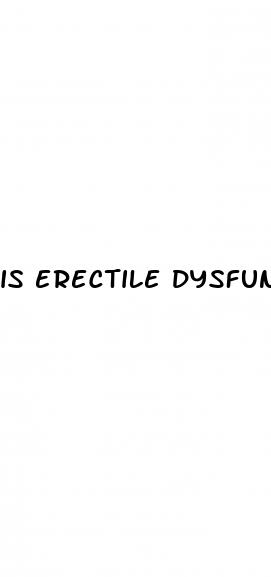 is erectile dysfunction a disorder