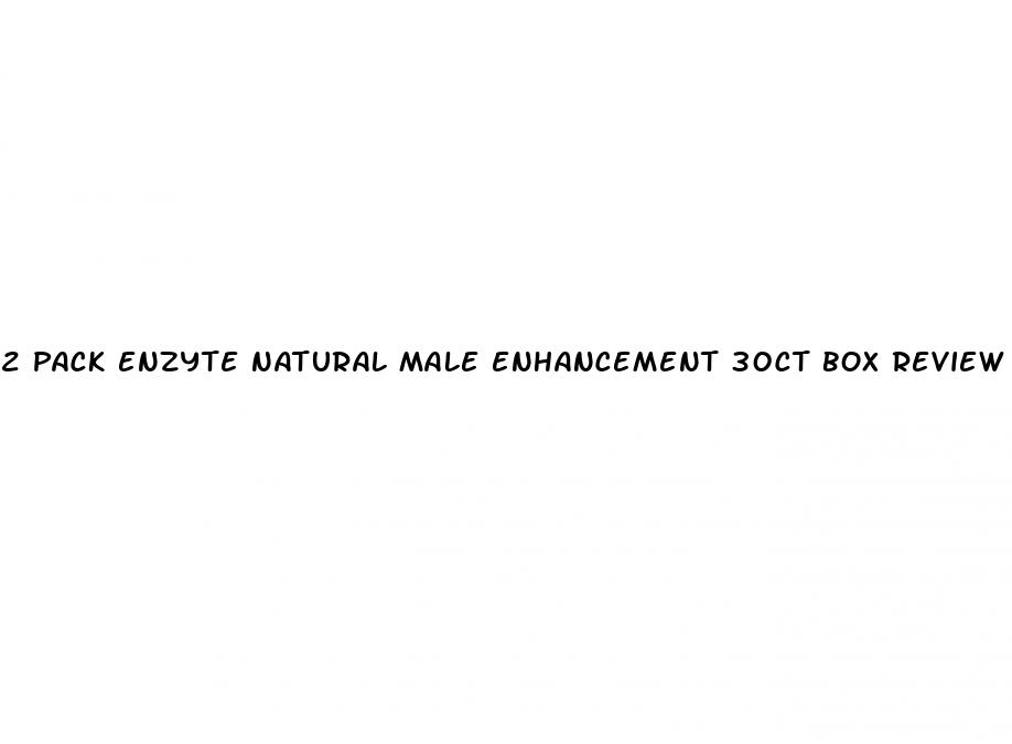 2 pack enzyte natural male enhancement 30ct box review