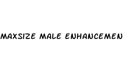 maxsize male enhancement review