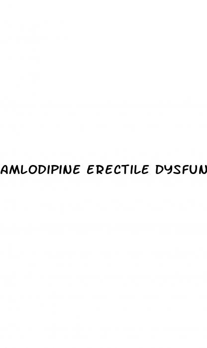 amlodipine erectile dysfunction forum