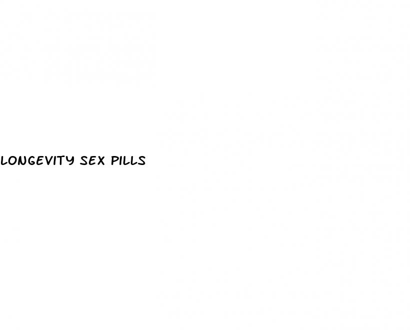 longevity sex pills