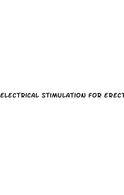 electrical stimulation for erectile dysfunction