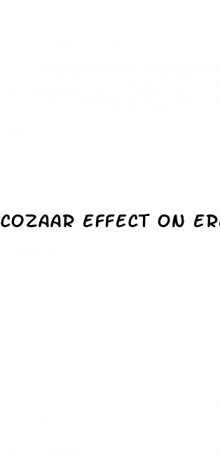 cozaar effect on erectile dysfunction