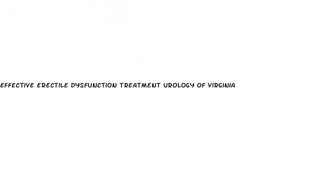 effective erectile dysfunction treatment urology of virginia