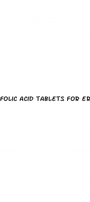 folic acid tablets for erectile dysfunction