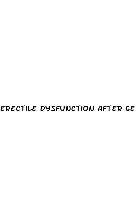 erectile dysfunction after general anesthesia