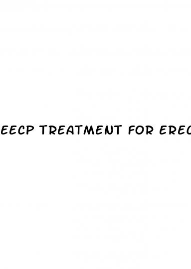 eecp treatment for erectile dysfunction