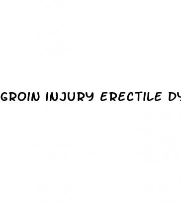 groin injury erectile dysfunction