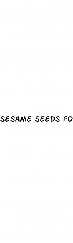 sesame seeds for erectile dysfunction