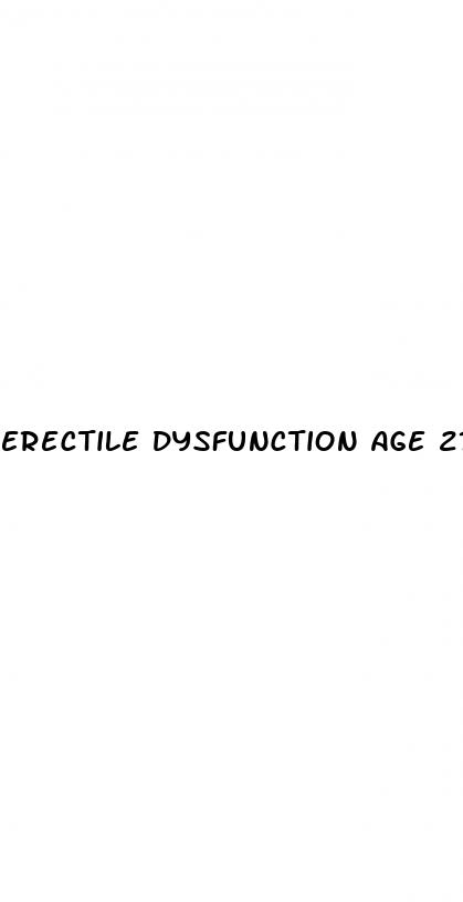 erectile dysfunction age 21