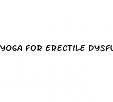 yoga for erectile dysfunction pdf