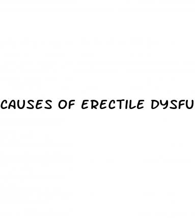 causes of erectile dysfunction other than a blocked artery