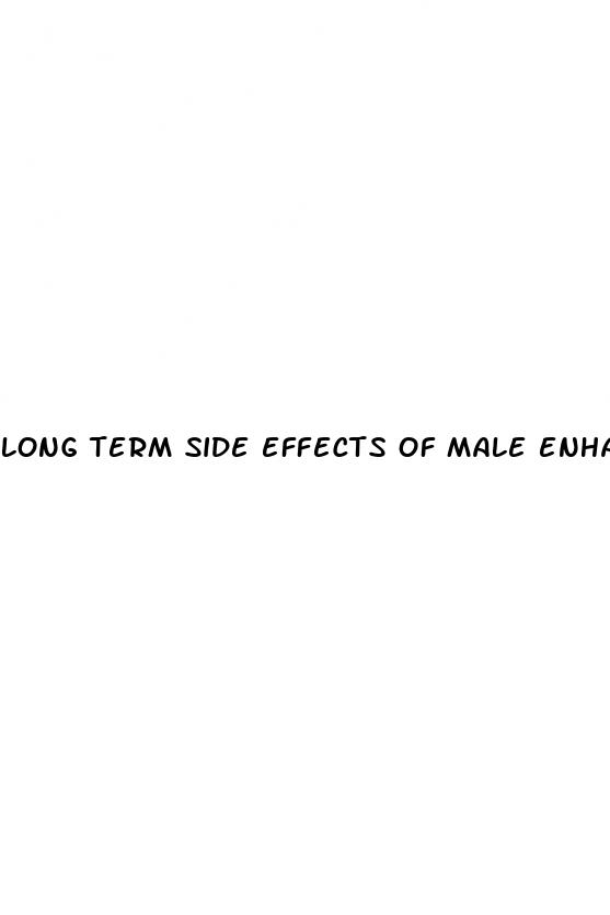 long term side effects of male enhancement pills uti