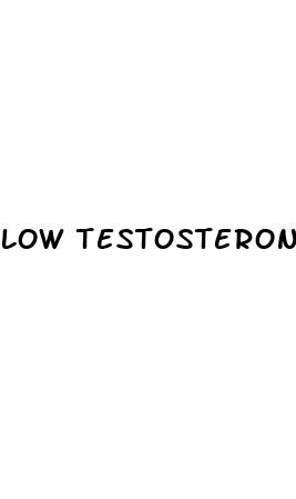 low testosterone erectile dysfunction