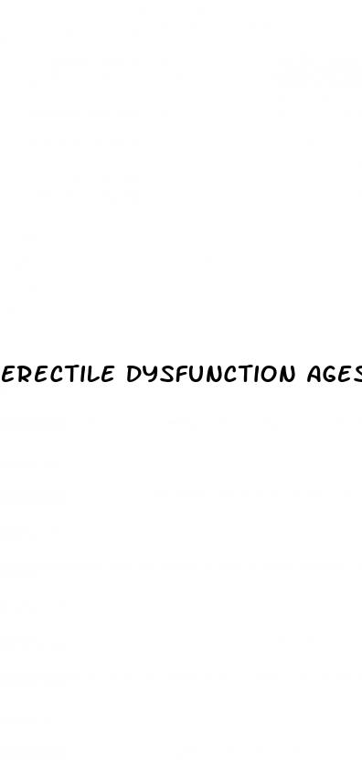 erectile dysfunction ages