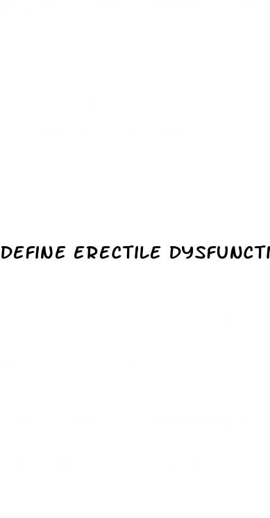 define erectile dysfunction ed