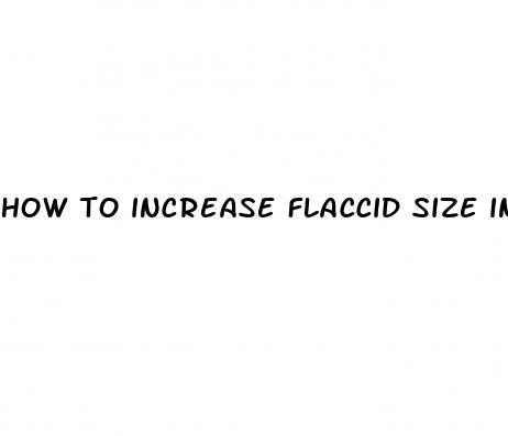 how to increase flaccid size in penis