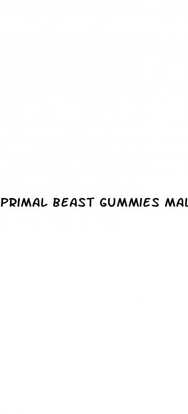 primal beast gummies male enhancement