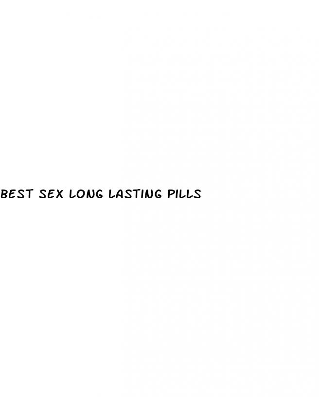 best sex long lasting pills