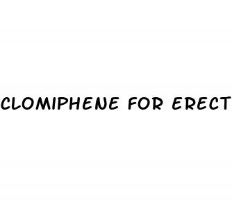 clomiphene for erectile dysfunction