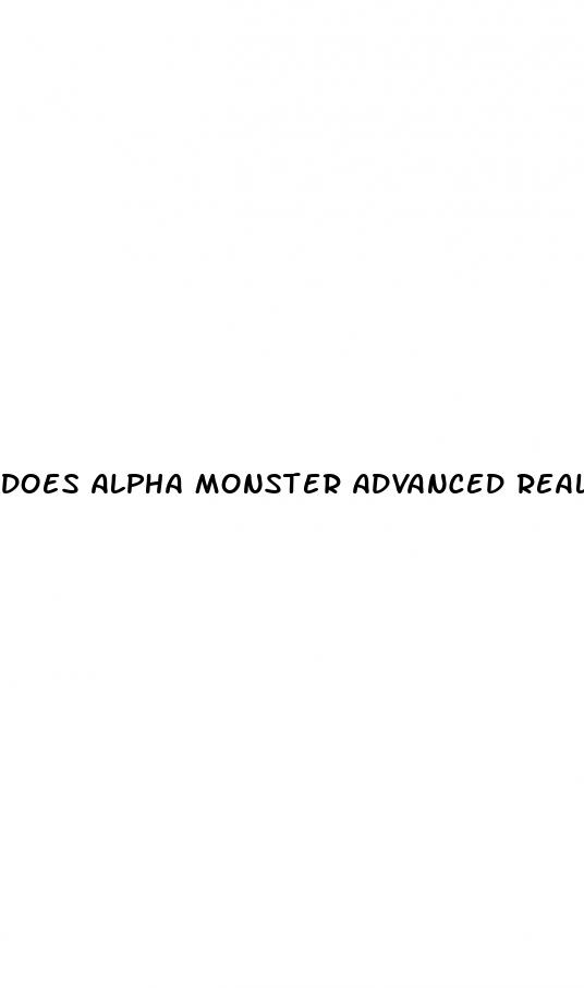 does alpha monster advanced really cure erectile dysfunction