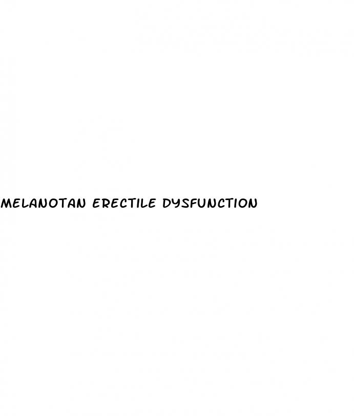 melanotan erectile dysfunction