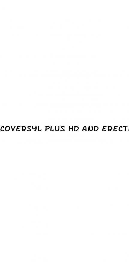 coversyl plus hd and erectile dysfunction