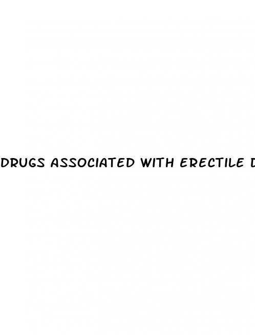 drugs associated with erectile dysfunction