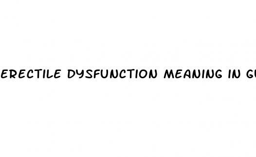 erectile dysfunction meaning in gujarati