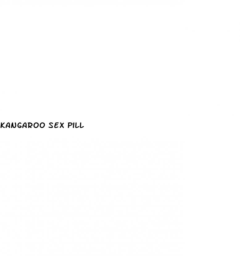 kangaroo sex pill