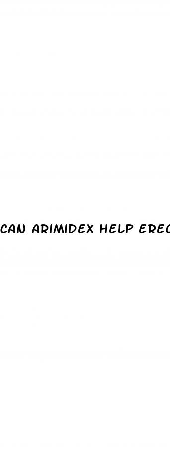 can arimidex help erectile dysfunction