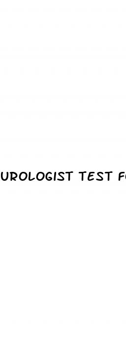 urologist test for erectile dysfunction