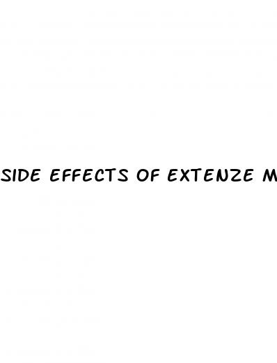 side effects of extenze male enhancement