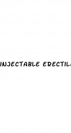 injectable erectile dysfunction medication