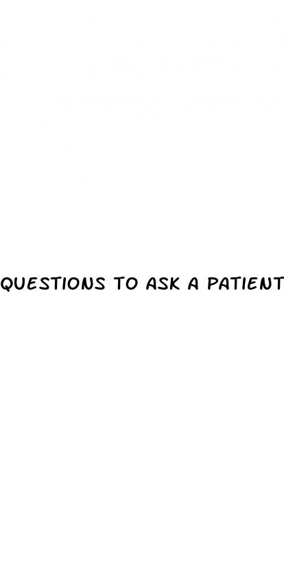 questions to ask a patient with erectile dysfunction