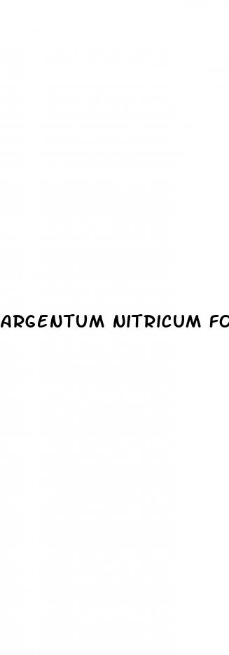 argentum nitricum for erectile dysfunction