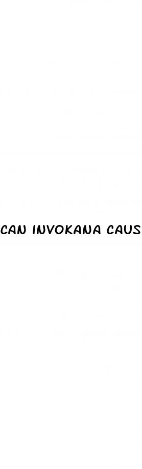 can invokana cause erectile dysfunction