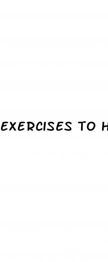 exercises to help erectile dysfunction