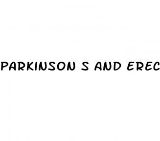 parkinson s and erectile dysfunction