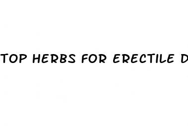 top herbs for erectile dysfunction