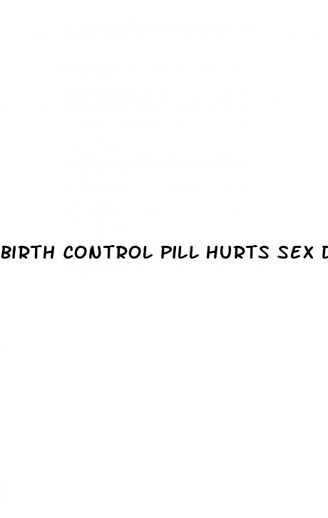 birth control pill hurts sex drive