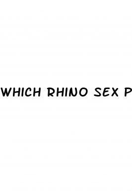 which rhino sex pill is the best