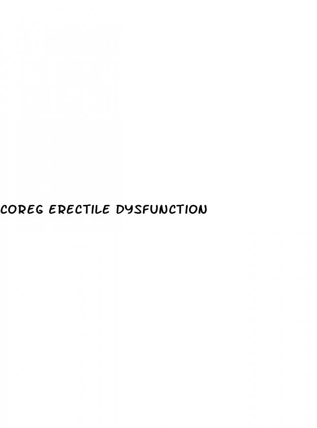 coreg erectile dysfunction